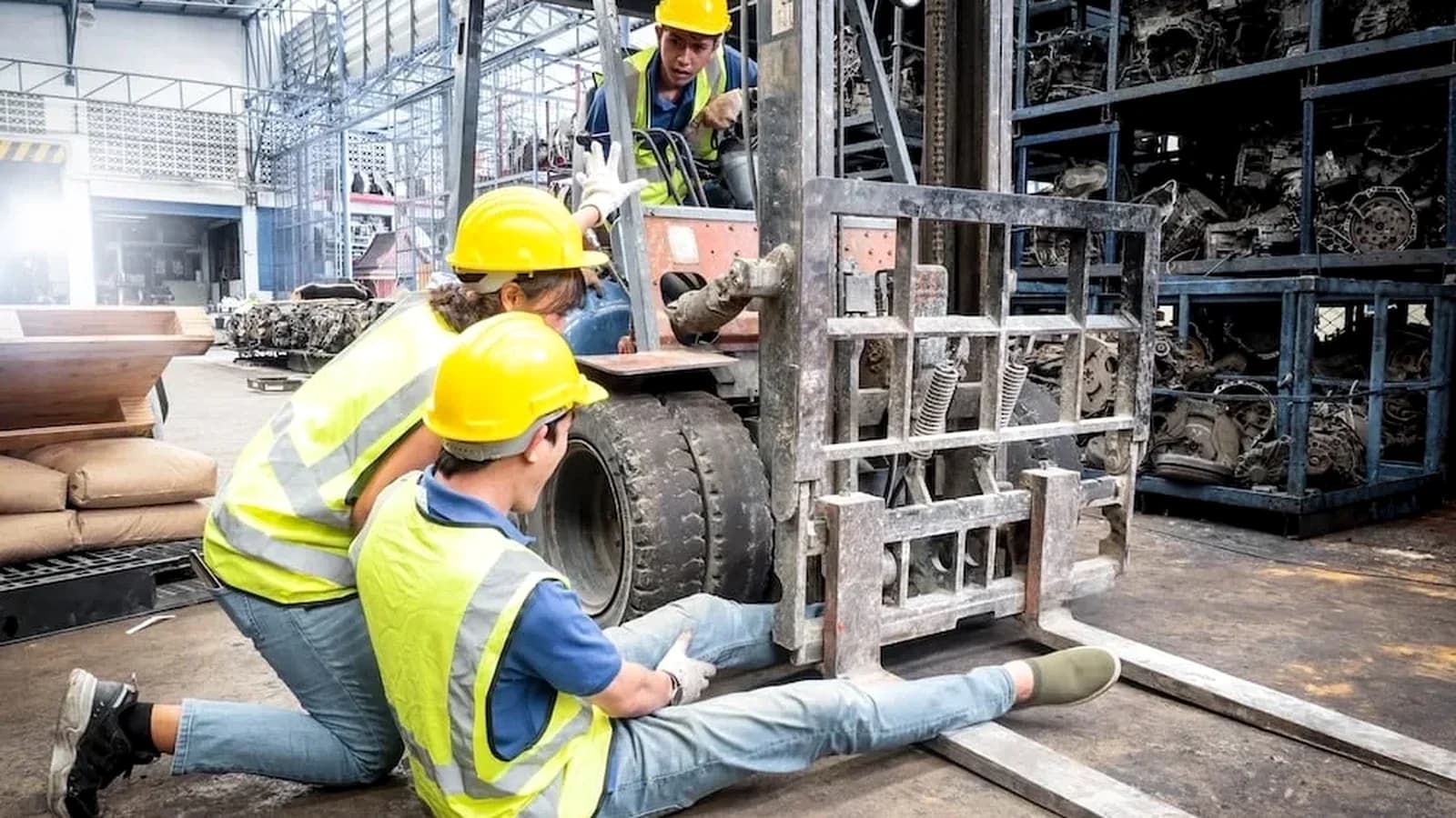 Forklift maintenance and operator training record review